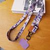 Flowers Plants Series Neck Strap Lanyard for Key Keychain Mobile Phone Charm USB Badge Hang Rope Lariat Accessories Holiday Gift