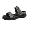 Taizhou Women's Shoes Platform Slippers 2024 New One-character Drag Casual Low-heeled Thick-heeled Beach Sandals Women's Summer Outer Wear