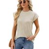 Summer New Solid Color Crew Neck Loose Short Sleeve T-shirt Top for Leisure Trade Leisure New style