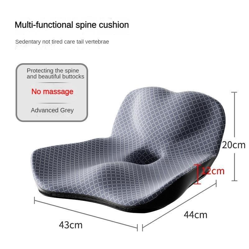 

Coccyx Memory Foam Chair Orthopedic Pillow Office Seat Pad Hemorrhoid Treat Car Seat Big Cushion Relief Pain Tailbone Pillow 44x43x20CM