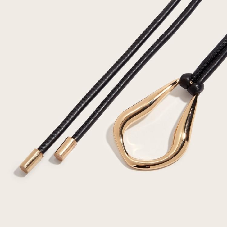 Tie Waist Belt Chain Skinny Belt for Casual Costume Belt for Jeans Dress