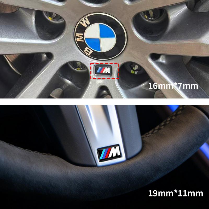 Car Sticker Steering Wheel Hub Decals For BMW M Performance E36 E60 E90 X2 X1 X3 X5 E46 E39 E70 M3 M5 M6 G20 G30 E93 Z3 Z4 F90