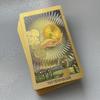 Russian Gold Foil Tarot Deck for Beginners Guide Book Prophecy Oracle Cards Toro Divination Fortune Telling Classic Taro 12x7cm