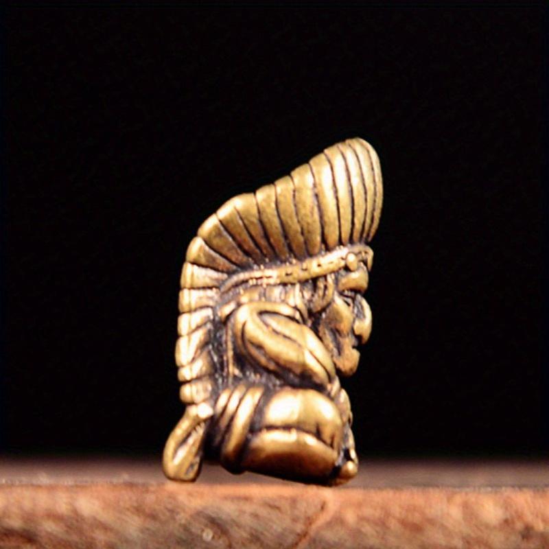 Indiański Starszy Wódz Mosiężna Koralik Noża DIY Bransoletki Breloczek Akcesoria Ręcznie Robiony Tkany Sznurek Wisiorek Retro Zawieszki