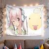 VIKAMA Süße Anime-Stil Dekoration Wandteppich Anime-Thema Party Weich Niedlich Niedlicher Stil Zimmerdekoration Heimdekoration