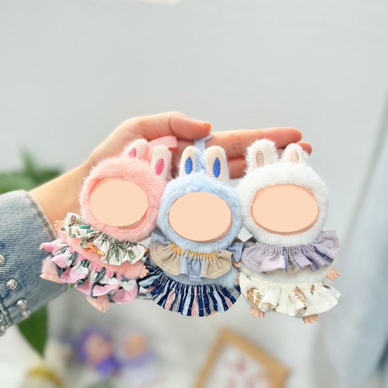[Cloth Only] 10cm Doll Clothes Short Skirt, Skirt, Neckerchief, Collar Accessory Exquisite Accessories for Cartoon Doll