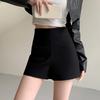 Short Pants for Women Spring/summer High Waist Black Base Trousers Versatile Tight Fit Slim Sexy A-line Hot Pants for Wearing Outside