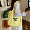 Lightweight Letter Shoulder Bag Casual Commute Handbags Fashion Nylon Tote Bags  Women