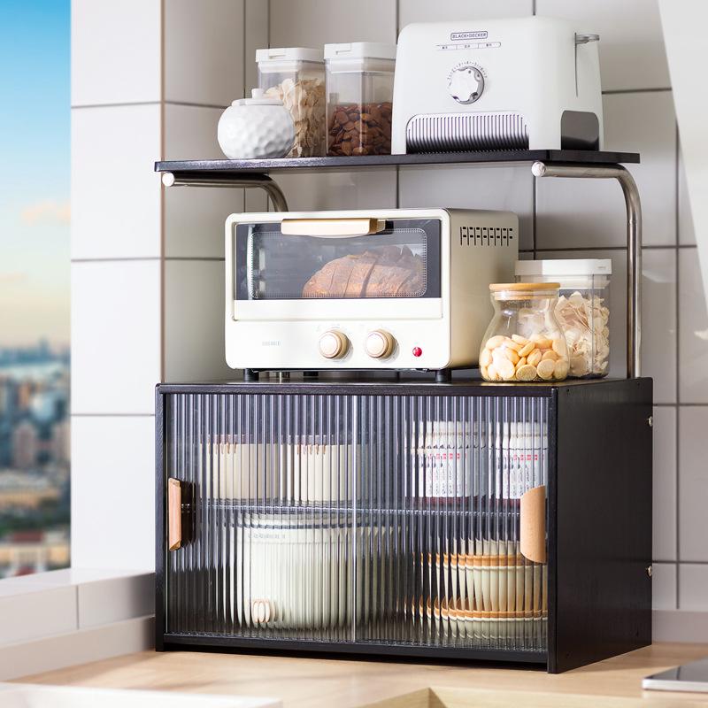 Desktop side cabinet Kitchen storage cabinet Countertop cupboard Shelf storage cabinet Tea side cabinet Household tea set