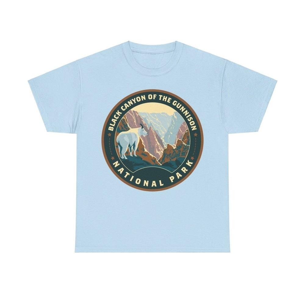 

Black Canyon of the Gunnison National Park Colorado Round Logo T-shirt S