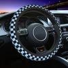 Ten color checkerboard pattern car steering wheel cover Universal 15-inch steering wheel cover