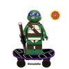 12pcs Teenage Mutant Ninja Turtles Series Raphael Leonardo Michaelangelo Donatello Minifigure Mini Assembled Building Block Toy Kids Gift