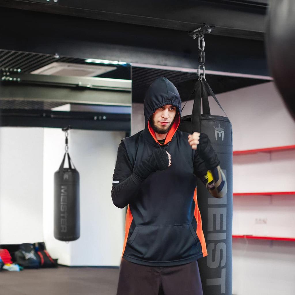 Meister Beam Clamp Hanger Mount for Boxing MMA Heavy Suspension Straps Ceiling Fixtures Black & Bags, & - - 7.5" - 9.5"