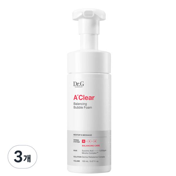 

Доктор. G Aclear Balancing Bubble Foam, 150 мл, 3 шт.