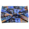European American Women's Hair Band African Print Pattern Wide Edge Elastic Knot Sports Yoga Headband Women's Headwear Hair