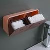 Flip Lid Cotton Swab Storage Box Dust-proof Cosmetic Bathroom Organizer Cotton Pads Holder  Makeup