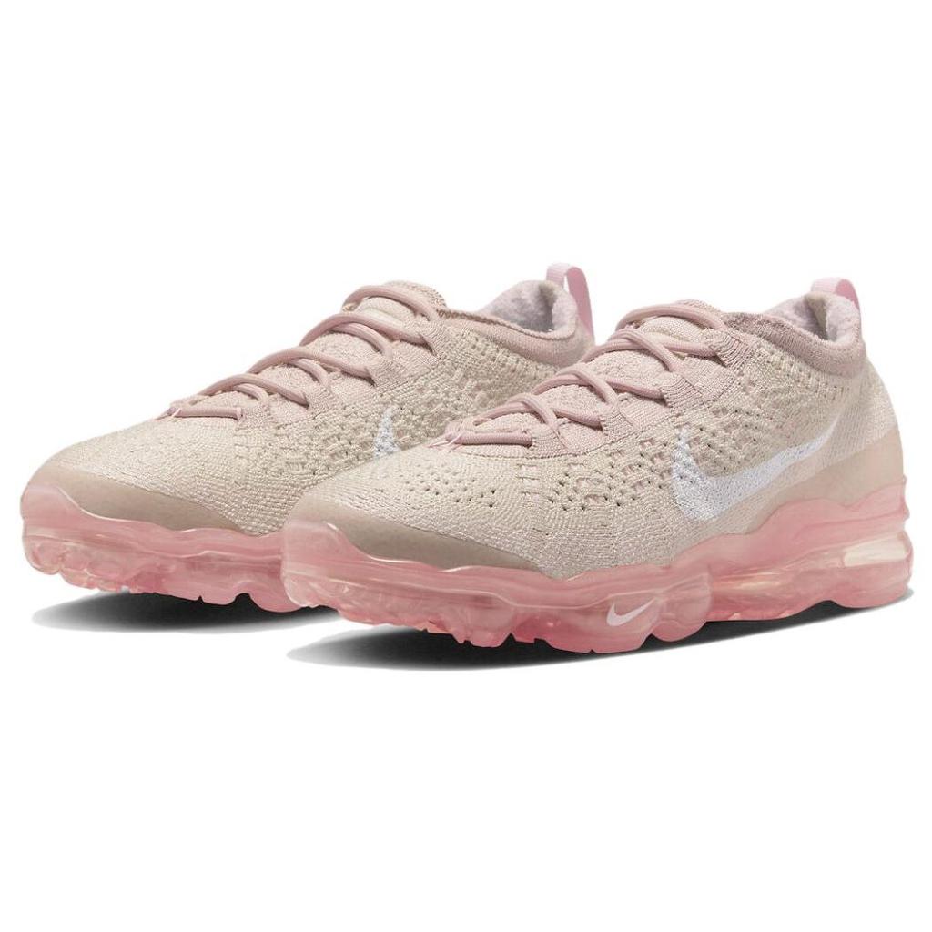 Nike Air VaporMax 2023 Flyknit Oatmeal Women Sneakers Tan Pearl-Pink Pink-Oxford DV6840-101