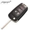 Jingyuqin 10 Stück/Los 2/3/5 Tasten Fernbedienung Hülle Schlüsselanhänger Klappschlüssel Schale Für Chevrolet Lova Sail Aveo Cruze Malibu Ersatz