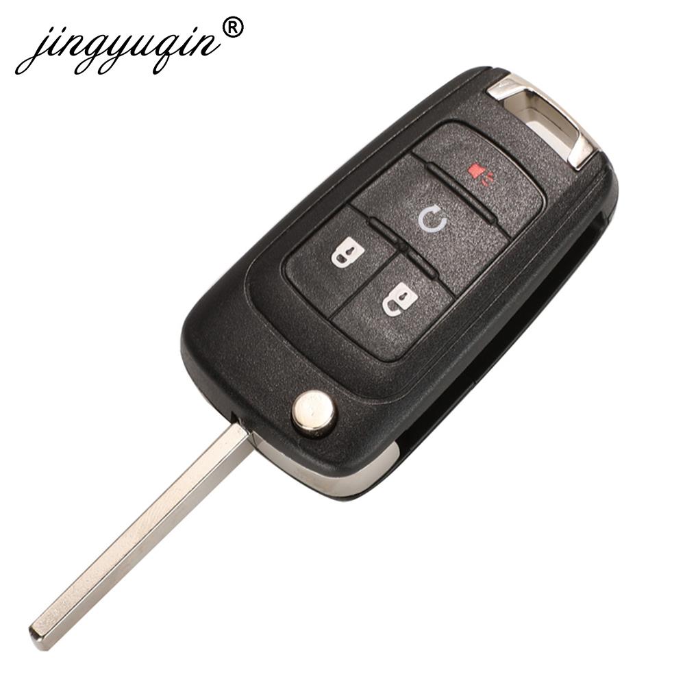 Jingyuqin 10 Stück/Los 2/3/5 Tasten Fernbedienung Hülle Schlüsselanhänger Klappschlüssel Schale Für Chevrolet Lova Sail Aveo Cruze Malibu Ersatz