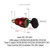 Waterproof Motorbike 12V 24V QC3.0 USB Type C PD Fast Charger Power Adapter Hella DIN Plug Socket for BMW Ducati Motorcy