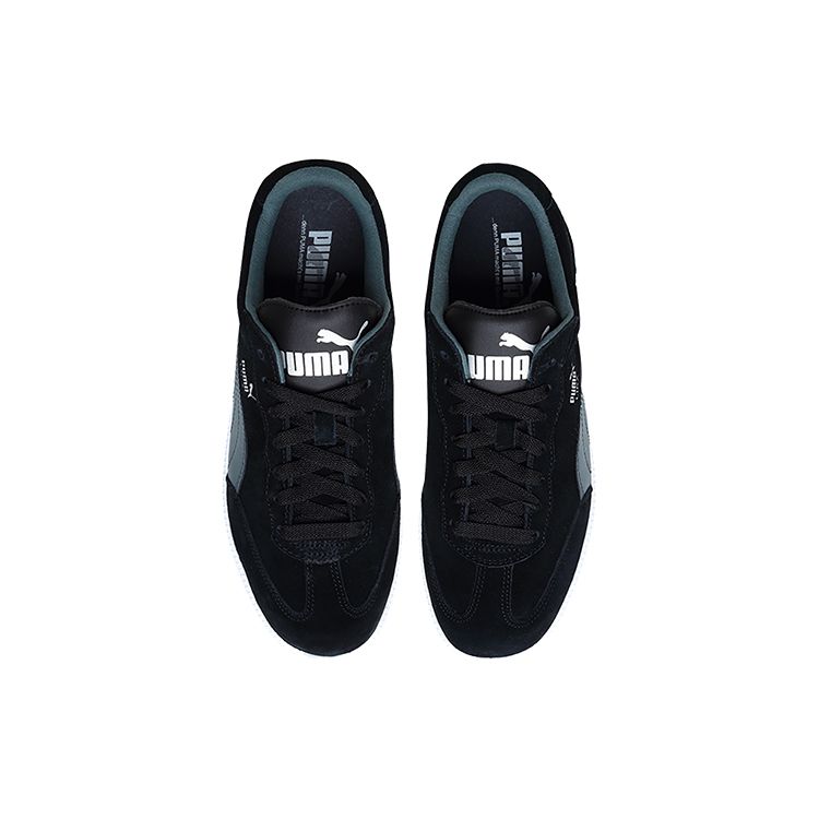 Puma Liga Suede Low Top Skate Shoes Unisex Skate Shoes Black Blue White 341466-91