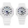 G Launches Lover Series 200 Meters Waterproof Pair Watch Quartz Resin Strap Women’s Watch White Dial LOV-25A-7AJR