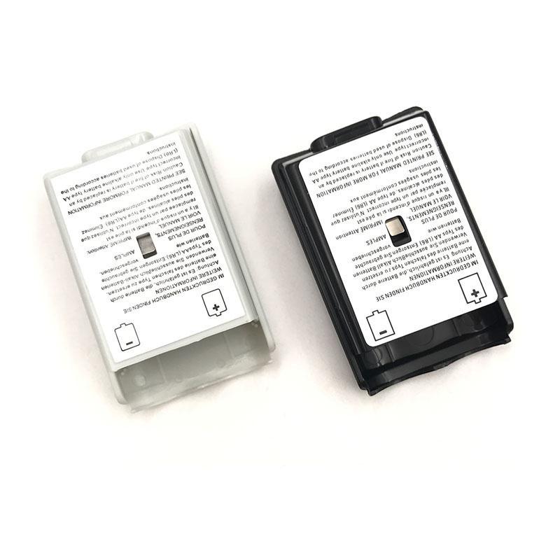 Gamecontroller Batterie-Rückteilgehäuse AA-Batteriehalter Rückabdeckung Gehäuse Ersatz für Xbox 360 Wireless Gamepad Batterieabdeckung