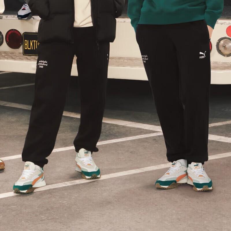 PUMA Unisex Fleece-Lined Tapered Sweatpants M