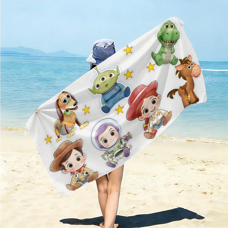 Mcqueen Cars Towel Large Quick-Drying Microfiber Soft S-Square Pants-s Beach Towel for Travel Fitness Bathing Camping. 0730s107