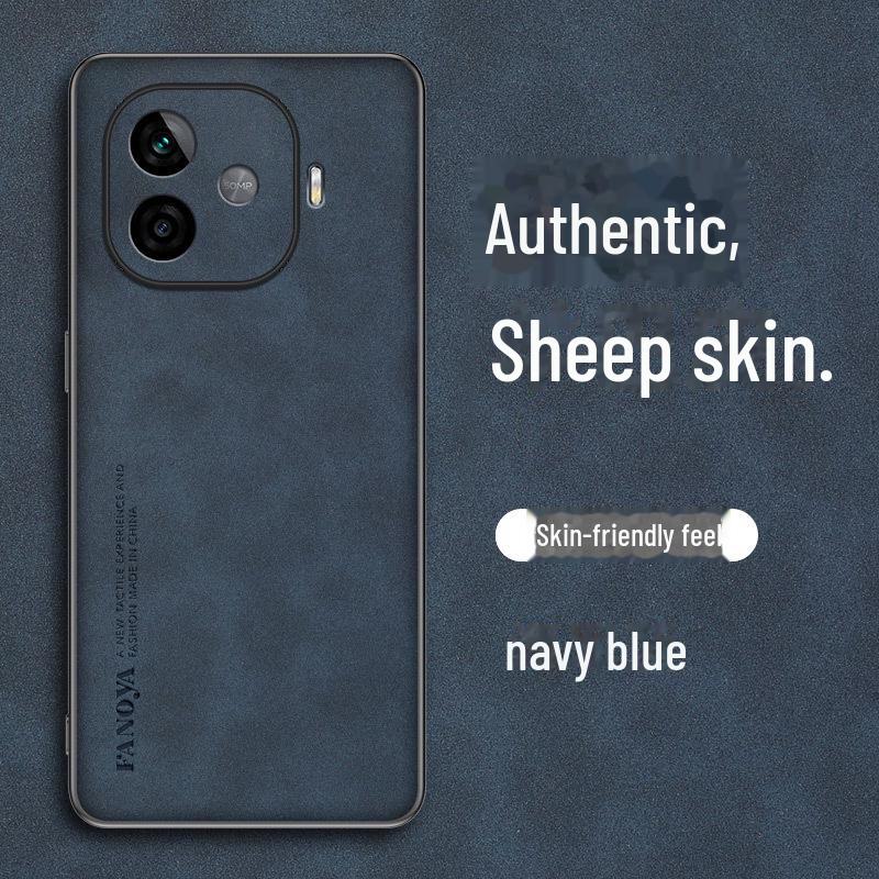 iQOO Z9 Turbo+ Sheepskin Leather Case - Protective, Business-Grade Lambskin Cover