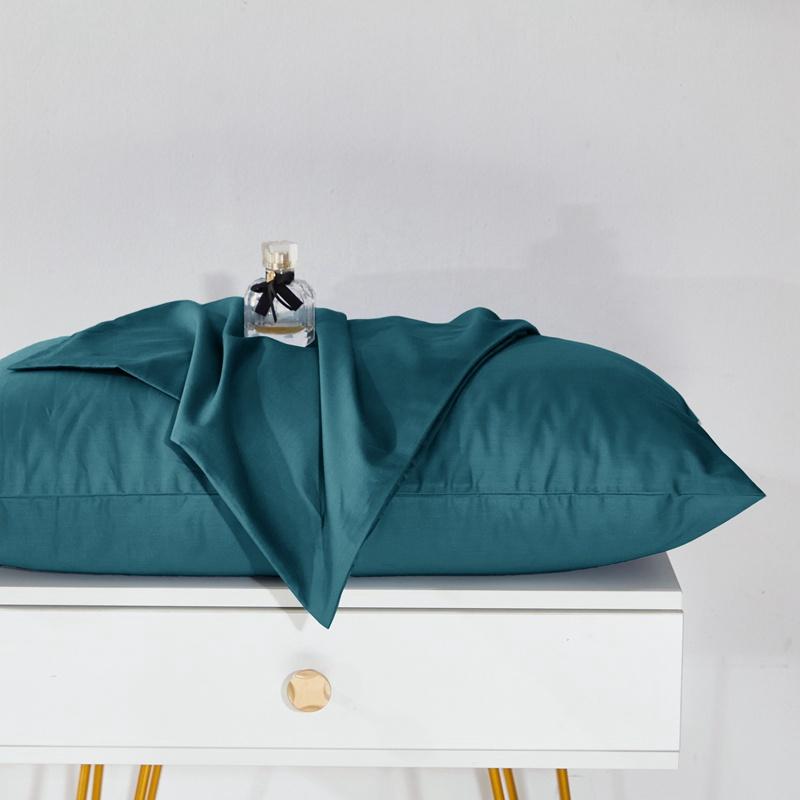 High Count High Density 100% Cotton Envelope Pillowcase Solid Simple Design 30x50 50x70cm