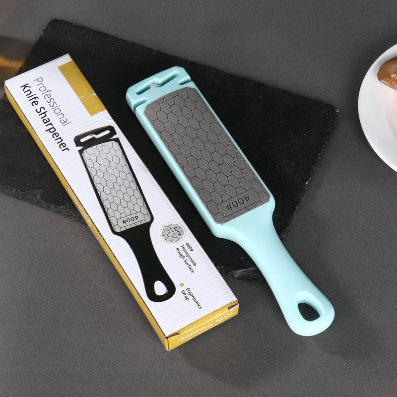 400/1000# New Multifunctional Sharpening Stone Creative Double-sided Gold Steel Sand Sharpening Stick Kitchen Gadgets