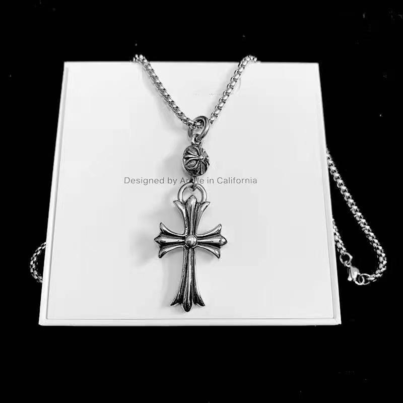 Collier Hip Hop en Acier Titane avec Pendentif Ours pour Hommes & Femmes, Chaîne Pull pour Automne/Hiver