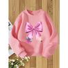 European Size  Round Neck Sweatshirt with Fashionable Print, a Versatile Top