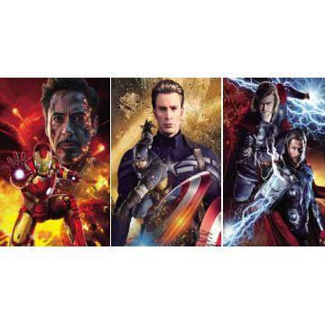 Animazione 3D poster tridimensionale gradiente raster pittura poster di Spider-Man Iron Man raster nudo