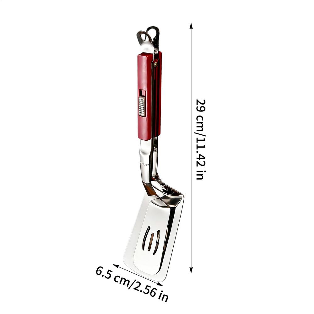 Stainless Steel Serving Tongs For BBQ Buffet Fish Frying Steak Salad Food FlipTrowel Clip Kitchen Accessories Heat-Resistant