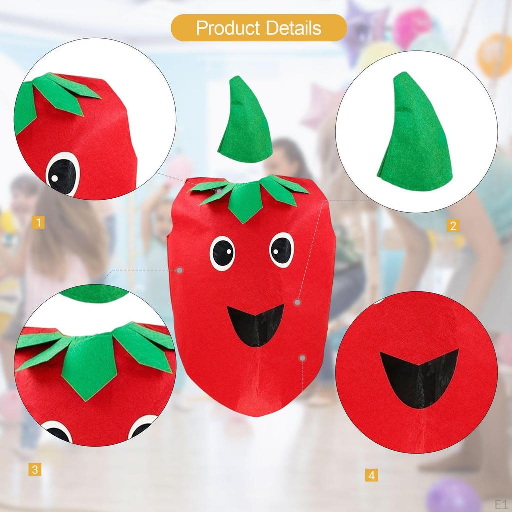 Halloween Costume for Kids Carrot Party Favors Supplies Holidays