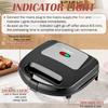 Electric Sandwich Maker & Contact Grill for , Grilled Sandwiches & Breakfast, Indoor E