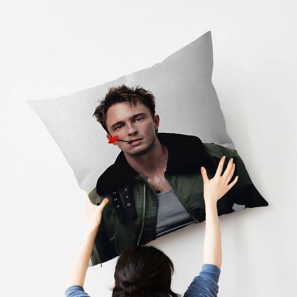 Actor DDrews Starkey Cushion Cover Car Throw Pillow Case For Sofa Car Christmas Gift xcm xcm