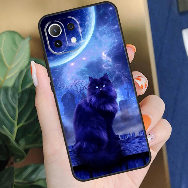 Witches Cat Moon Case For Xiaomi 17 Pro Max 14 15 Ultra 13T 14T 15T Pro POCO F8 F7 F5 F6 X5 X6 X7 Pro Coque