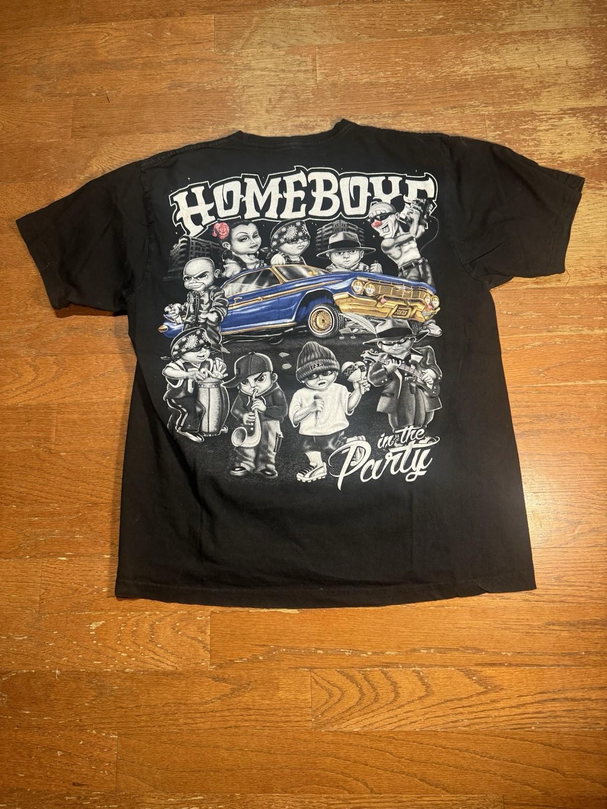 Homeboys In The Party Back Graphic Tee M