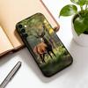Deer  Phone Case Black Silicone Soft For Samsung Galaxy A73,A72,A71,A70,A53,A52,A51