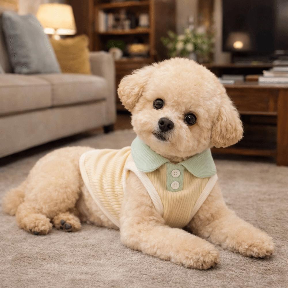 Pet Shirts Apparel Thin Dog Shirt Soft Comfortable Pet Collar Vest Casual Breathable Su Dog Clothes Pet Wear