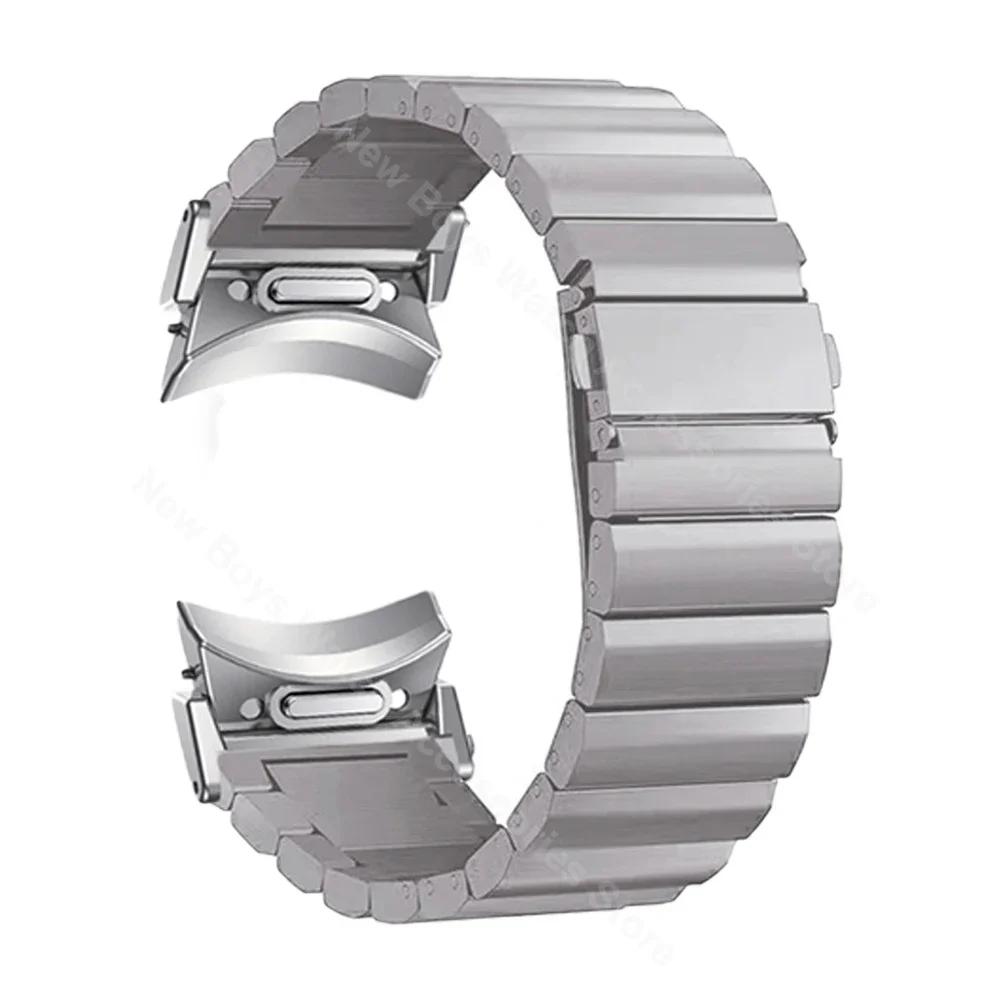 Cinturino di lusso in titanio a sgancio rapido per Samsung galaxy watch 7 6 classic 47 43mm 40 44mm 4 42 46mm 5 Pro 45mm cinturino bracciale business
