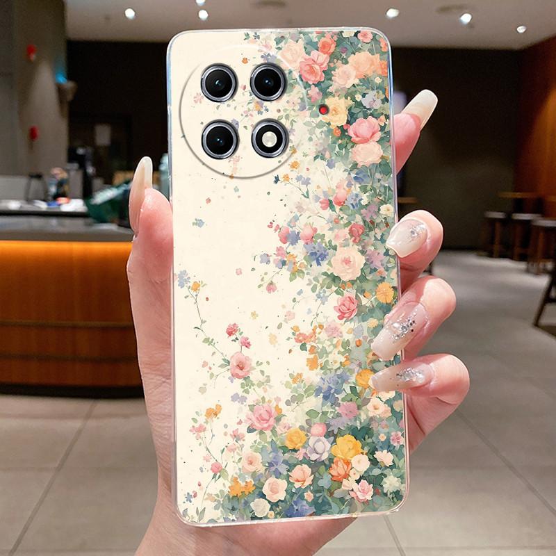 Case For Tecno Camon 30S CLA5 Clear Luxury Butterfly Fashion Flowers Soft Silicone Back Cover For Tecno Camon 30S Pro Phone Case