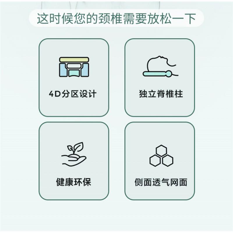 Ergonomic Cervical Support Pillow Neck Pain Relief Sleep Aid Memory Foam Alternative Orthopedic Students Home Use