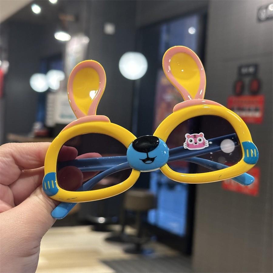 

Cute Bunny Ear Kids Sunglasses Cartoon Baby Shades UV Protection Sun Glasses for Toddlers and Children Adjustable Frame One Size жёлтый