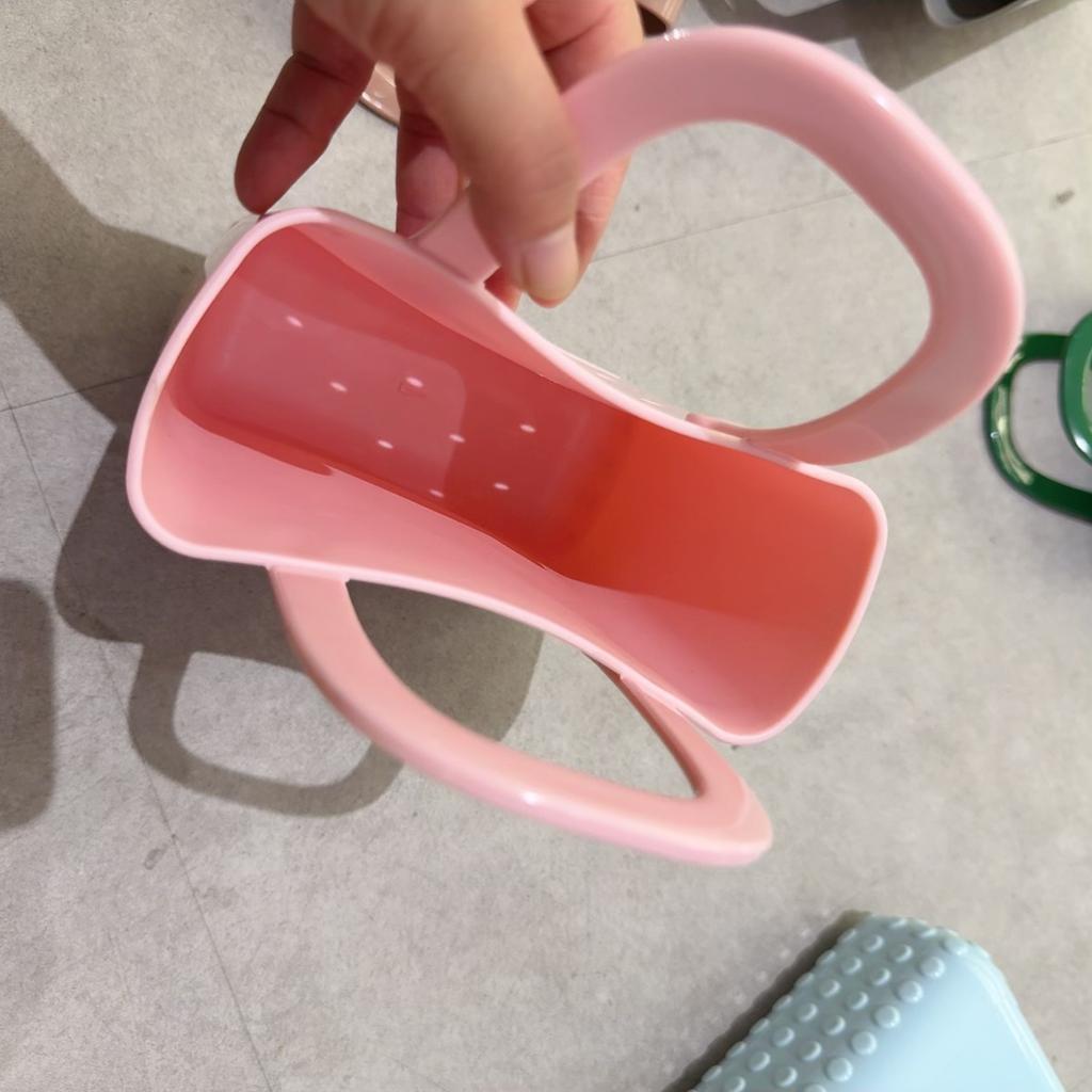Borsa Gelatina Borsa con Fori Fai da Te Borsa da Donna Macaron Cesto da Spiaggia per Bucato Borsa in Pvc