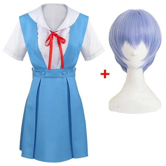 Nowe anime EVA Cosplay mundurek szkolny kostium mundur Asuka Langley Soryu Tokio Ayanami Rei kostium Halloween rekwizyty prezent