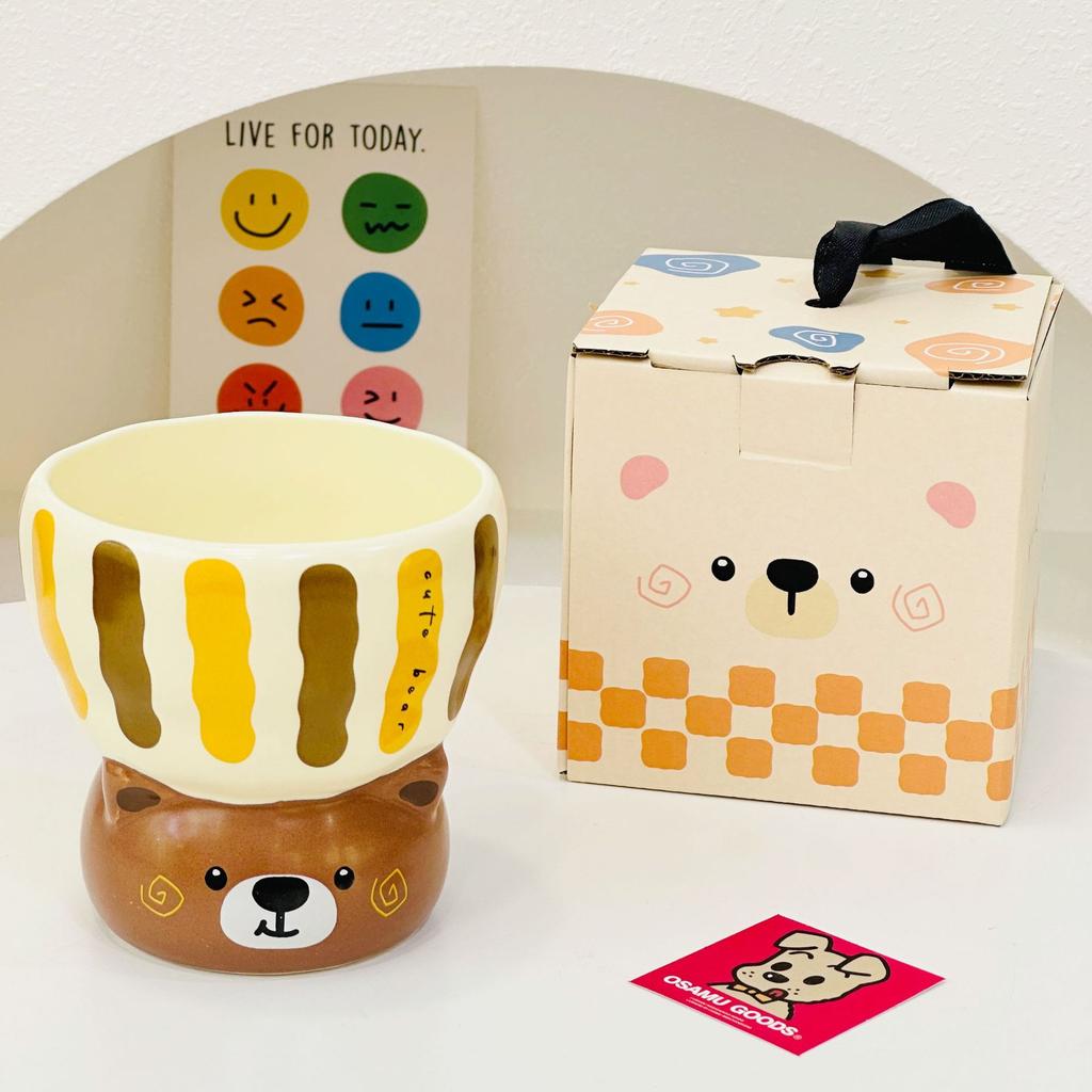 Creative and Personalized Small Animal Shape Single Cup High Temperature Resistance Ceramic Cup Office Drinking Cup Girl Cartoon Cute Cup